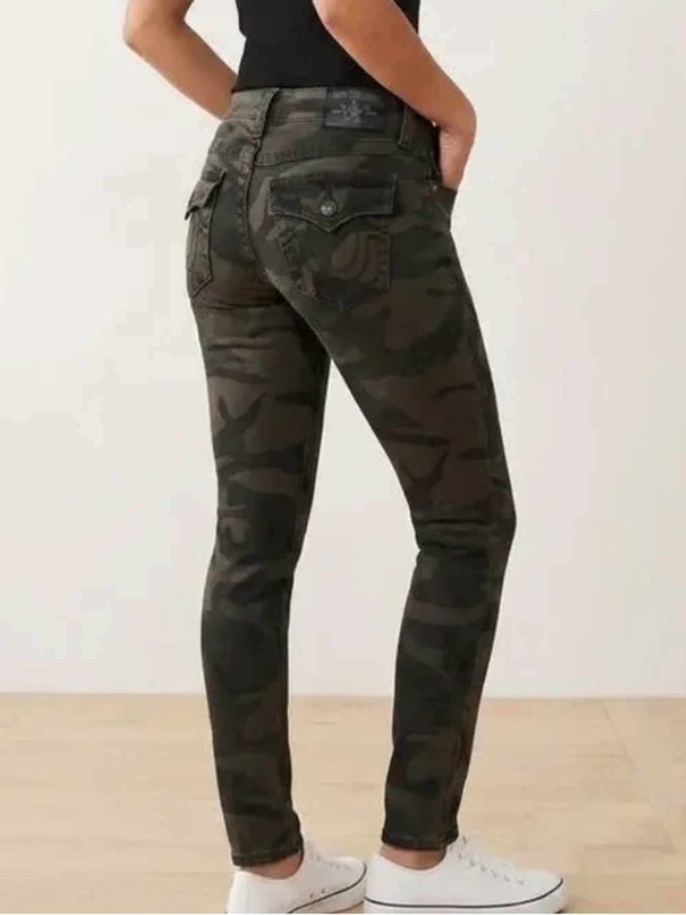 Like New True Religion Women's Super Skinny Camouflage Jeans | Sz 29